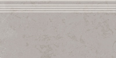 Ступень Про Лаймстоун серый натуральный обрезной 30x60x1,1