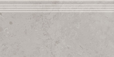 Ступень Про Лаймстоун серый натуральный обрезной 30x60x1,1