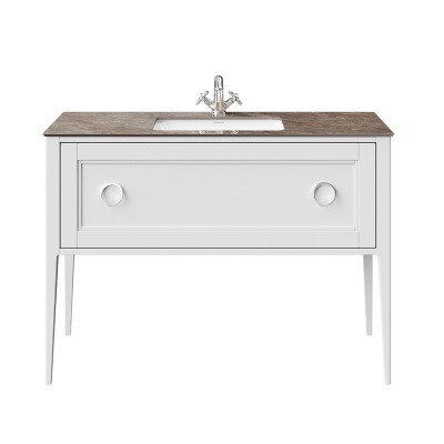 Тумба PLAZA Classic Neo напольная с ящиком 120, белая матовая Тумба PLAZA Classic Neo напольная с ящиком 120, белая матовая