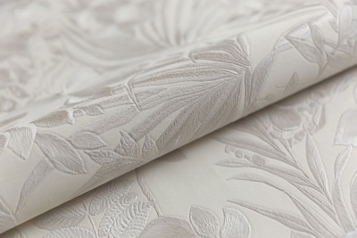 Обои виниловые Джангл мотив, светлый бежевый