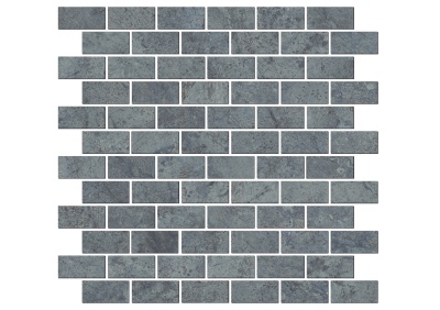 Декор Эвора мозаичный синий светлый глянцевый 32x30x1,1