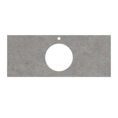 Столешница из керамогранита для накладных раковин, Фондамента 120 см, серый натуральный