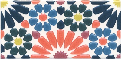 Декор Алькасар глянцевый 7,4x15x0,69