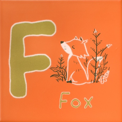 Декор Зоопарк «F» матовый 20x20x0,69