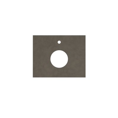 Столешница из керамогранита для накладных раковин, Про Чементо 60, коричневый темный натуральный