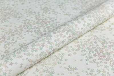 Обои виниловые на флизелиновой основе Апрель мотив 1, белый цветной