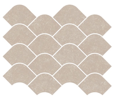 Декор Касабланка наборный бежевый светлый матовый обрезной 30x25x0,9
