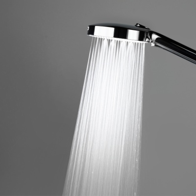 Душевая колонна FONTE на 3 потока с фиксированным изливом и термостатическим смесителем, черный матовый Душевая колонна FONTE на 3 потока с фиксированным изливом и термостатическим смесителем, черный матовый