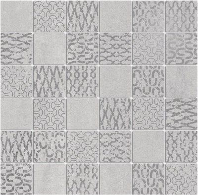 Декор Про Дабл серый светлый мозаичный 30x30x1,1