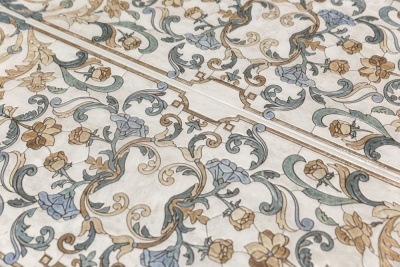 Декор Эвора глянцевый обрезной 30x89,5x1,1