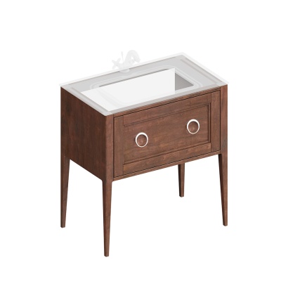 Тумба PLAZA Classic Neo напольная с ящиком 80, орех Тумба PLAZA Classic Neo напольная с ящиком 80, орех