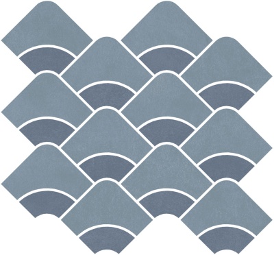 Декор Таделакт наборный синий светлый, синий матовый обрезной 30x28x0,9 Декор Таделакт наборный синий светлый, синий матовый обрезной 30x28x0,9