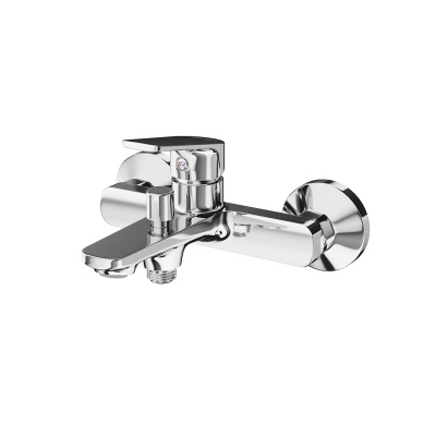 Комплект для ванны NOTA с настенным смесителем с дивертором и душевой стойкой, хром Комплект для ванны NOTA с настенным смесителем с дивертором и душевой стойкой, хром