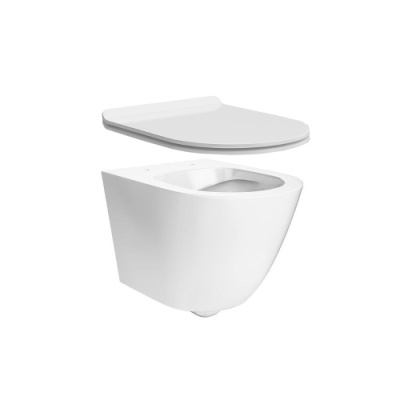 Комплект с подвесным унитазом Sfera и универсальным сиденьем с микролифтом Комплект с подвесным унитазом Sfera и универсальным сиденьем с микролифтом