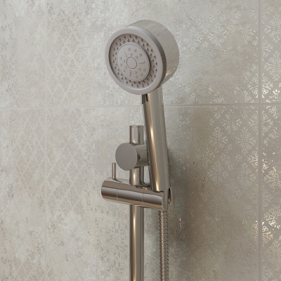 Комплект для ванны NOTA с настенным смесителем с дивертором и душевой стойкой, хром Комплект для ванны NOTA с настенным смесителем с дивертором и душевой стойкой, хром